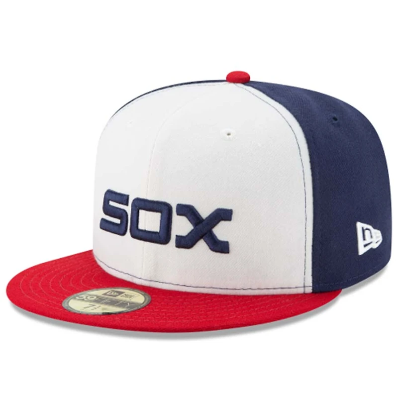 Chicago White Sox Red and Blue Alternate Logo Basic New Era 59FIFTY Fitted Hat