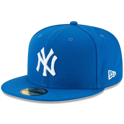 New York Yankees Blue and White Basic Era 59FIFTY Fitted Hat