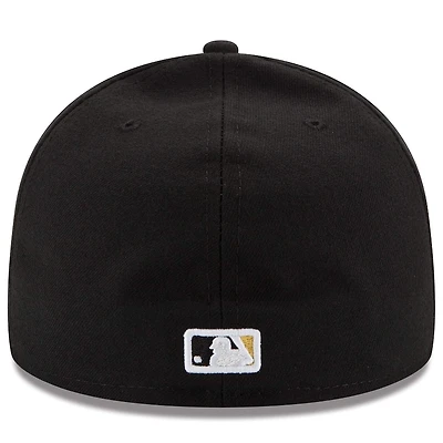 Pittsburgh Pirates Outline Logo Basic New Era 59FIFTY Fitted Hat