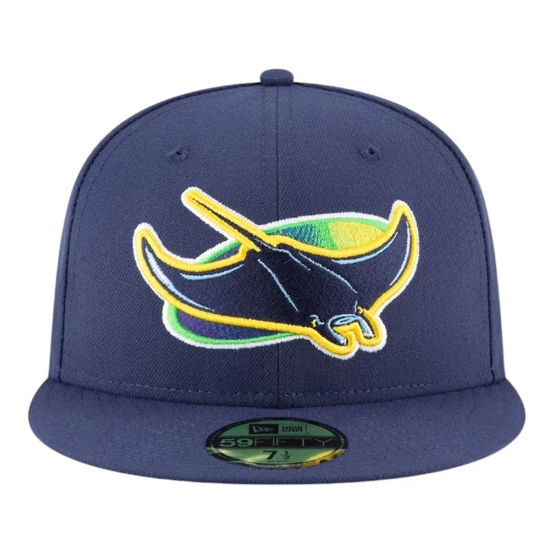 Tampa Bay Rays Navy Alternative Cooperstown New Era 59FIFTY Fitted Hat