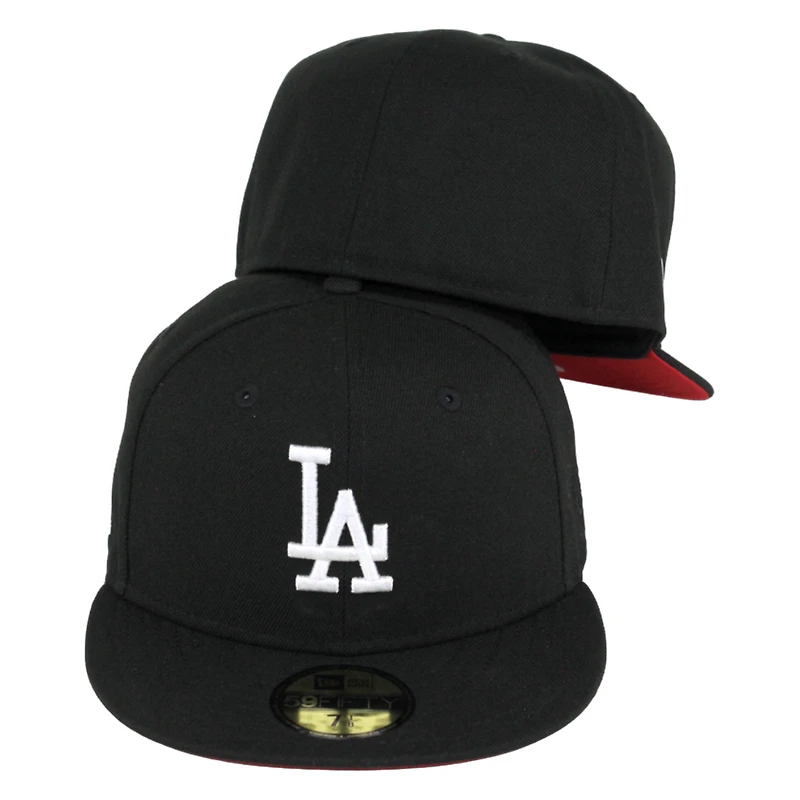 Los Angeles Dodgers Cyber Monday Black Side Batty Red UV 59FIFTY Fitted Hat