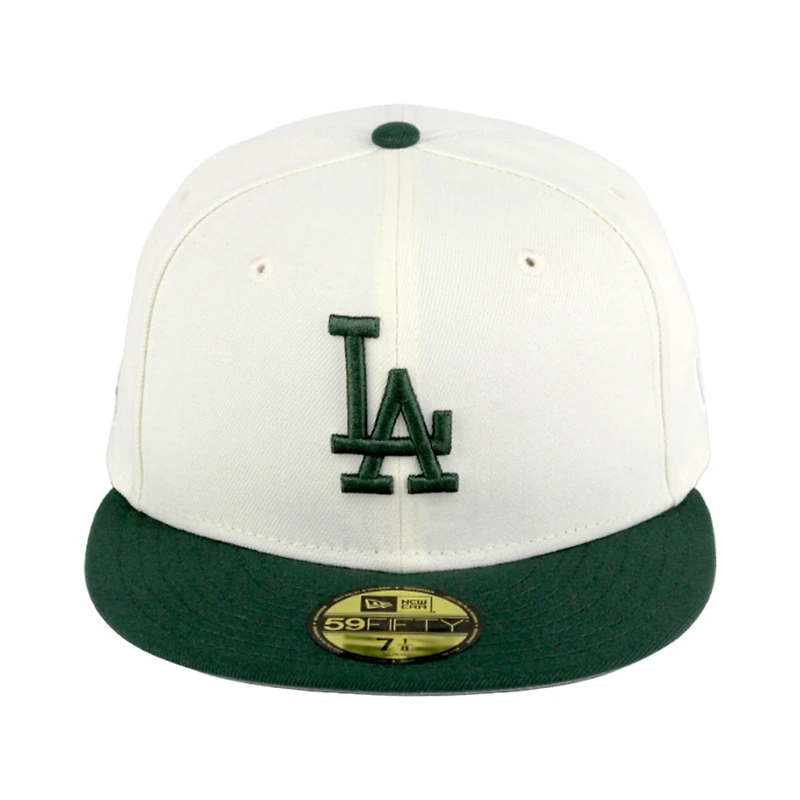 Los Angeles Dodgers Chrome Green Side Batty Gray UV 59FIFTY Fitted Hat