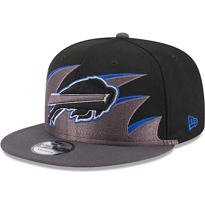 Buffalo Bills Tidal Wave Black NFL New Era 9FIFTY Snapback Hat