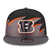 Cincinnati Bengals Tidal Wave Black NFL New Era 9FIFTY Snapback Hat