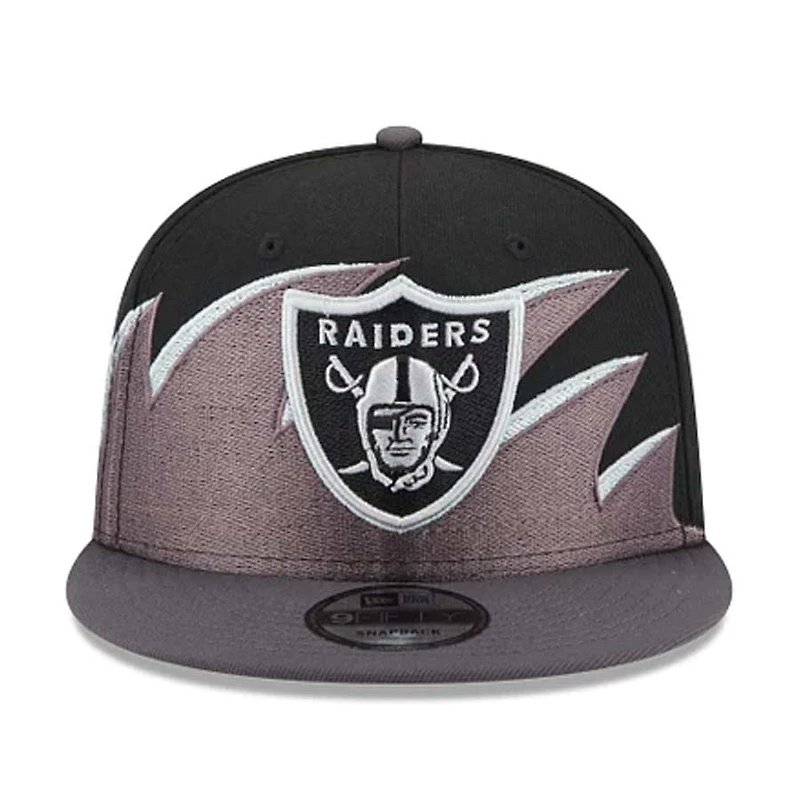 Las Vegas Raiders Tidal Wave Black NFL New Era 9FIFTY Snapback Hat