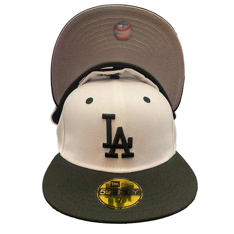 Los Angeles Dodgers White Plane Jane Gray UV 59FIFTY Fitted Hat