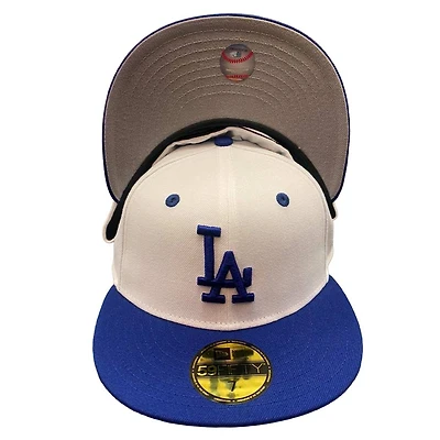 Los Angeles Dodgers White Royal Plane Jane Gray UV 59FIFTY Fitted Hat