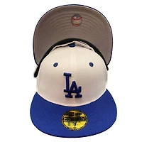 Los Angeles Dodgers White Royal Plane Jane Gray UV 59FIFTY Fitted Hat