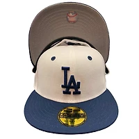Los Angeles Dodgers White Navy Plane Jane Gray UV 59FIFTY Fitted Hat