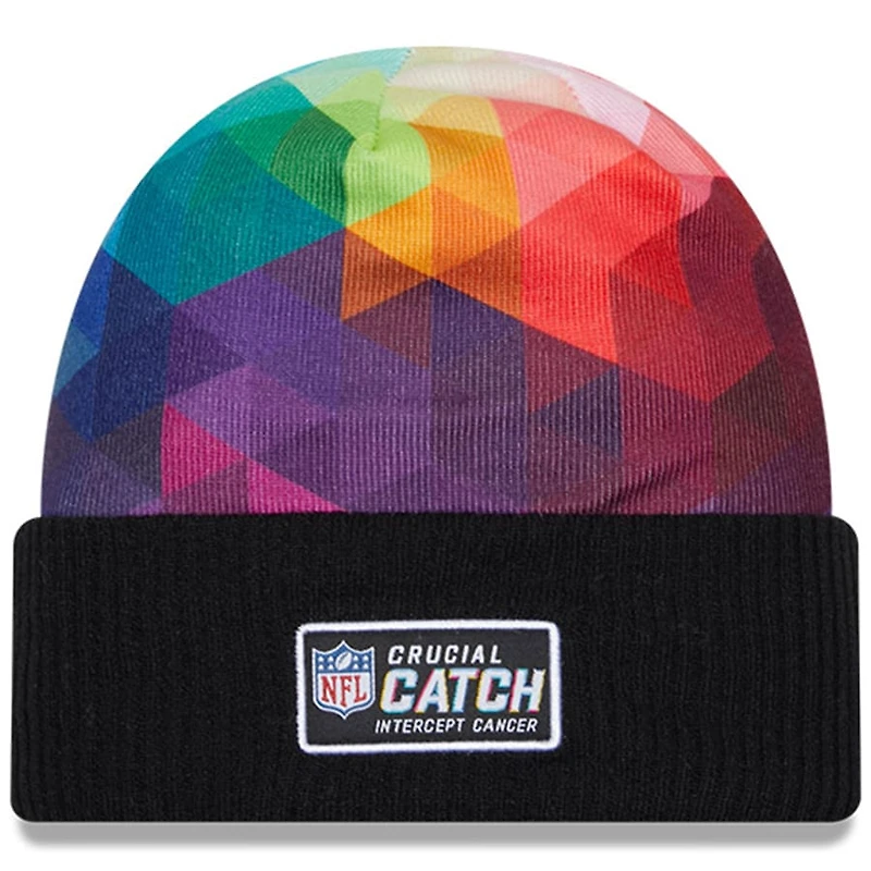 Dallas Cowboys Black 2023 NFL Crucial Catch Cuffed Knit Hat