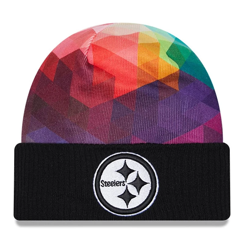 Pittsburgh Steelers Black 2023 NFL Crucial Catch Cuffed Knit Hat