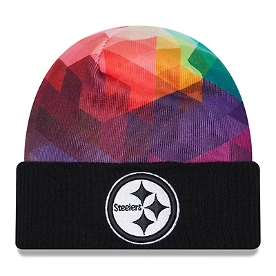 Pittsburgh Steelers Black 2023 NFL Crucial Catch Cuffed Knit Hat