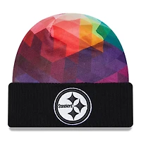 Pittsburgh Steelers Black 2023 NFL Crucial Catch Cuffed Knit Hat