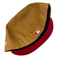 St. Louis Cardinals Brown 1942 WS Patch Red UV New Era 59FIFTY Fitted Hat