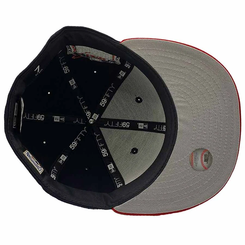 Boston Red Sox Navy and 1999 All Star Game Patch Gray UV New Era 59Fifty Fitted Hat