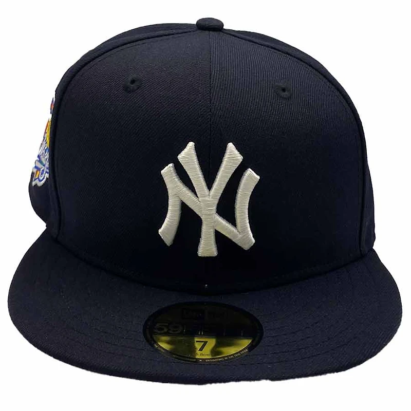 New York Yankees Navy 1999 World Series Patch Gray UV Era 59Fifty Fitted Hat