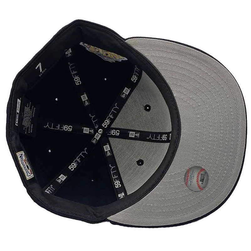 New York Yankees Navy 1999 World Series Patch Gray UV Era 59Fifty Fitted Hat