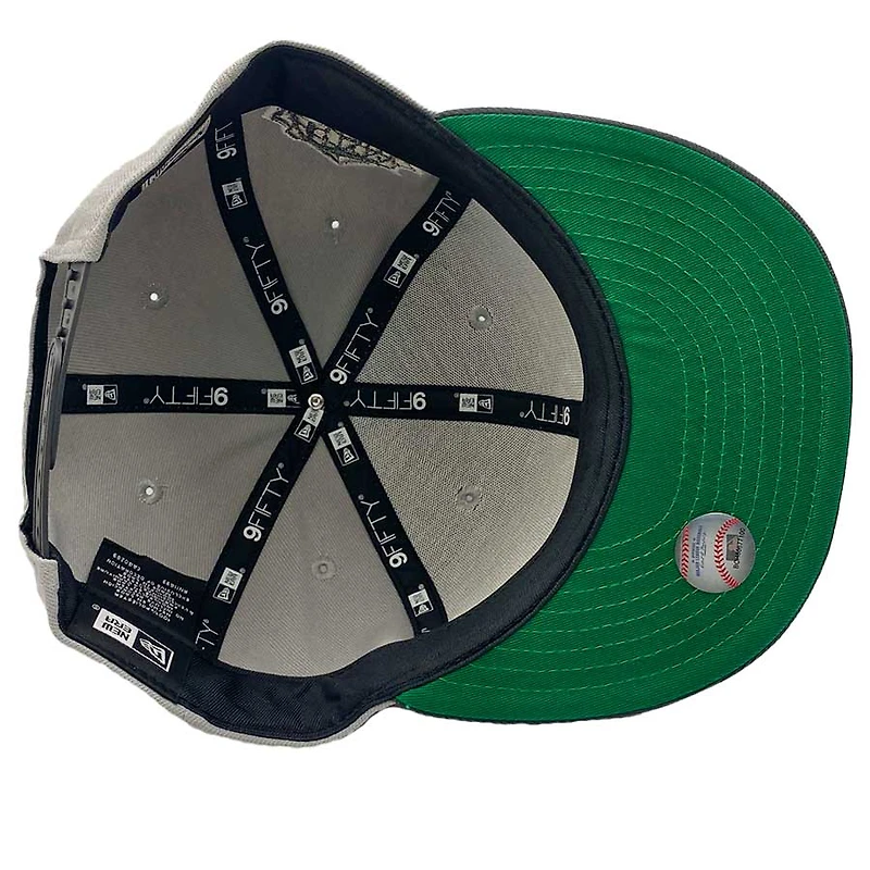 New York Yankees Gray Two Tone 1999 World Series Patch Green UV 9Fifty Snapback