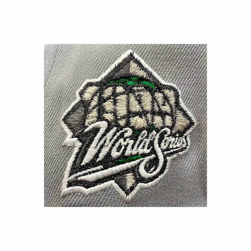 New York Yankees Gray Two Tone 1999 World Series Patch Green UV 9Fifty Snapback