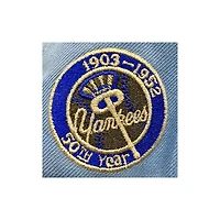 New York Yankees Icy Blue and Black 50th Anniversary Patch Gray UV 9Fifty Snapback
