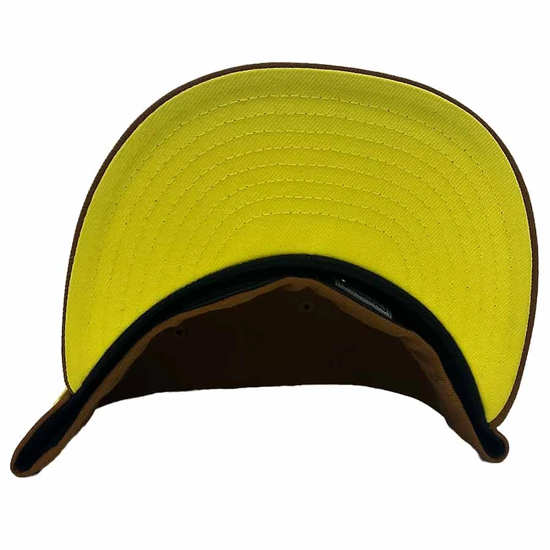 Pittsburgh Pirates Tan Pub Pack 76th World Series Patch Yellow UV New Era 59FIFTY Fitted Hat