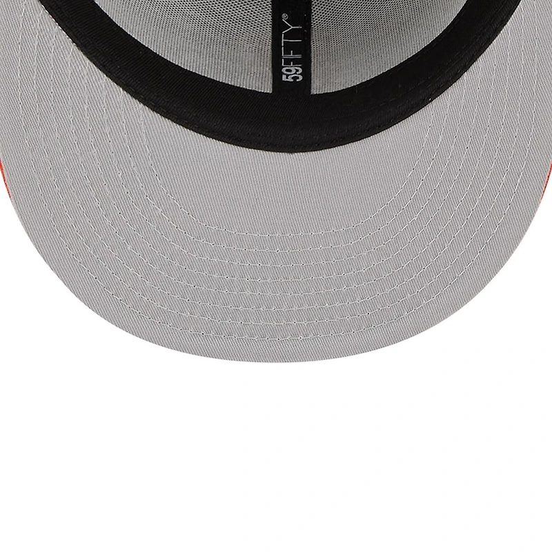 New York Mets Brown Harvest 40th Patch Gray UV 59FIFTY Fitted Hat