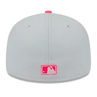 San Diego Padres Metallic City Gray UV New Era 59FIFTY Fitted Hat