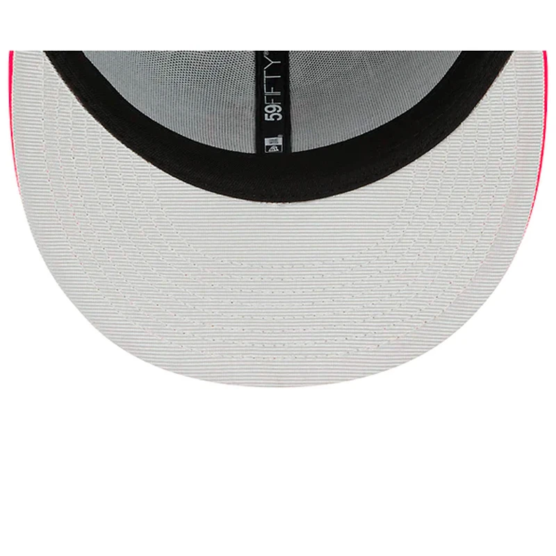 San Diego Padres Metallic City Gray UV New Era 59FIFTY Fitted Hat