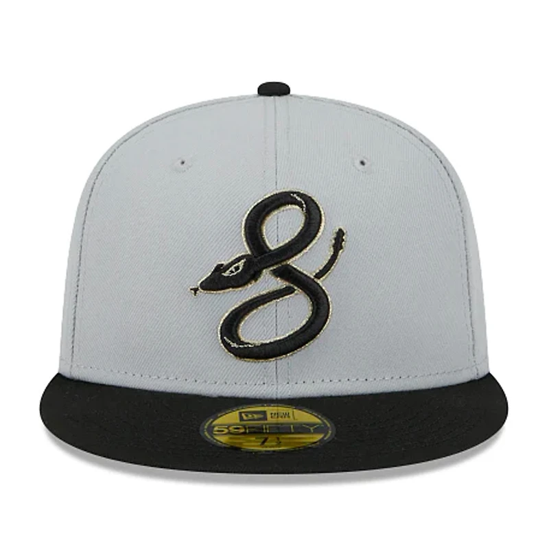 Arizona Diamondbacks Metallic City Gray UV New Era 59FIFTY Fitted Hat