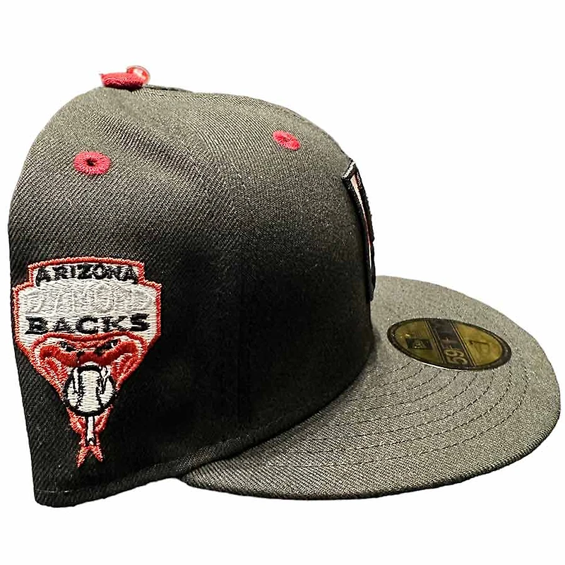 Arizona Diamondbacks Black Vile Vigilante Patch Maroon UV New Era 59FIFTY Fitted Hat