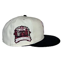 Texas Rangers Chrome Two Tone Corduroy Final Season Patch Flag Batterman Green UV New Era 59FIFTY Fitted Hat