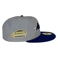 Houston Astros Gray Two Tone Astrodome Patch Icy Blue UV New Era 59FIFTY Fitted Hat