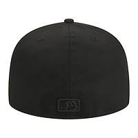 St. Louis Cardinals Black Script SL Side Patch Gray UV New Era 59FIFTY Fitted Hat