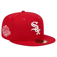 Chicago White Sox Red 2003 ASG Patch Gray UV New Era 59FIFTY Fitted Hat