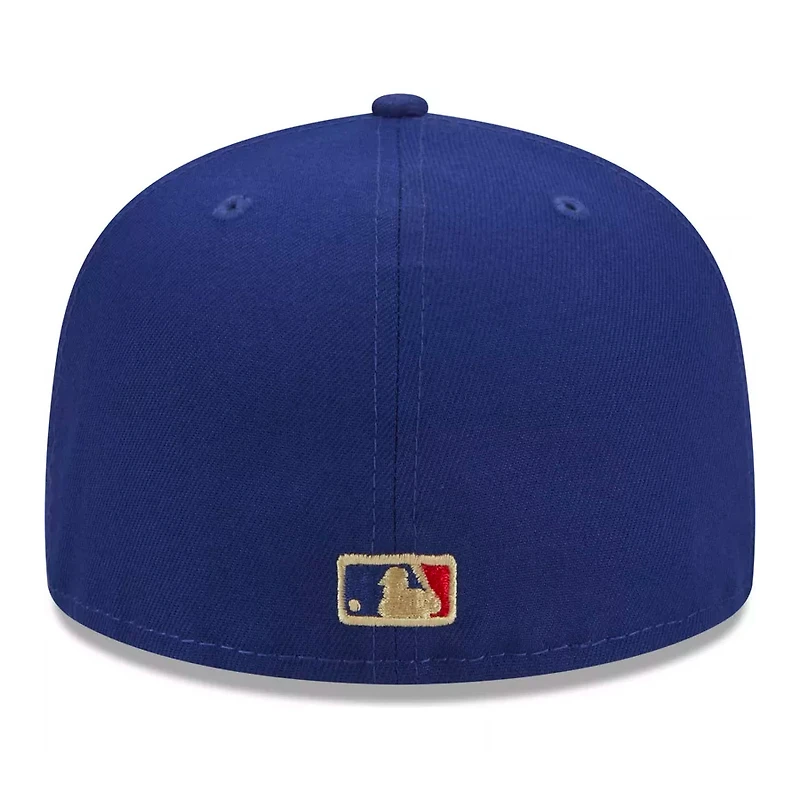Los Angeles Dodgers Royal Blue Laurel First WS Patch Green UV 59FIFTY Fitted Hat