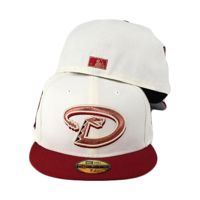 Arizona Diamondbacks Cyber Monday Chrome Two Tone 1998 Inaugural Season Patch Gray UV 59FIFTY Fitted Hat