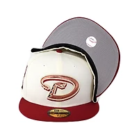 Arizona Diamondbacks Cyber Monday Chrome Two Tone 1998 Inaugural Season Patch Gray UV 59FIFTY Fitted Hat