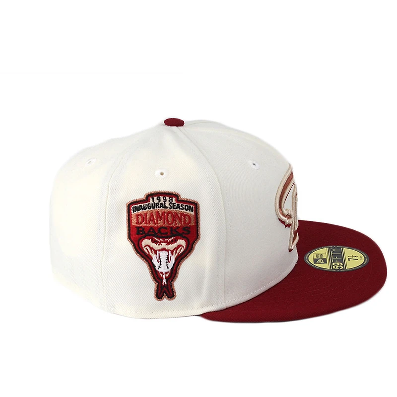 Arizona Diamondbacks Cyber Monday Chrome Two Tone 1998 Inaugural Season Patch Gray UV 59FIFTY Fitted Hat