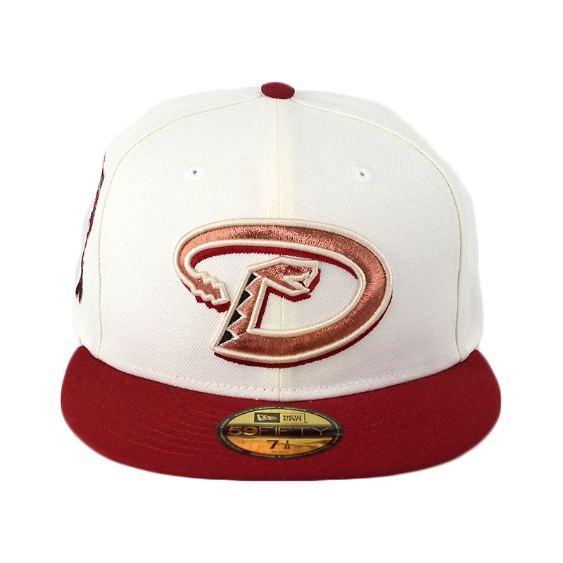 Arizona Diamondbacks Cyber Monday Chrome Two Tone 1998 Inaugural Season Patch Gray UV 59FIFTY Fitted Hat