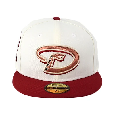 Arizona Diamondbacks Cyber Monday Chrome Two Tone 1998 Inaugural Season Patch Gray UV 59FIFTY Fitted Hat