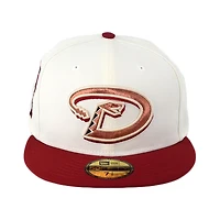 Arizona Diamondbacks Cyber Monday Chrome Two Tone 1998 Inaugural Season Patch Gray UV 59FIFTY Fitted Hat