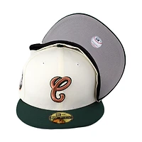 Chicago Cyber Monday White Sox Chrome Two Tone 75 Years Comiskey Park Patch Gray UV 59FIFTY Fitted Hat