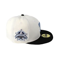 Texas Rangers Chrome Black Two Tone 1995 ASG Patch Gray UV 59FIFTY Fitted Hat