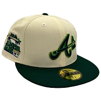 Braves Cream and Green My Hood To Yours 2000 ASG Patch Gray UV New Era 59Fifty Fitted Hat