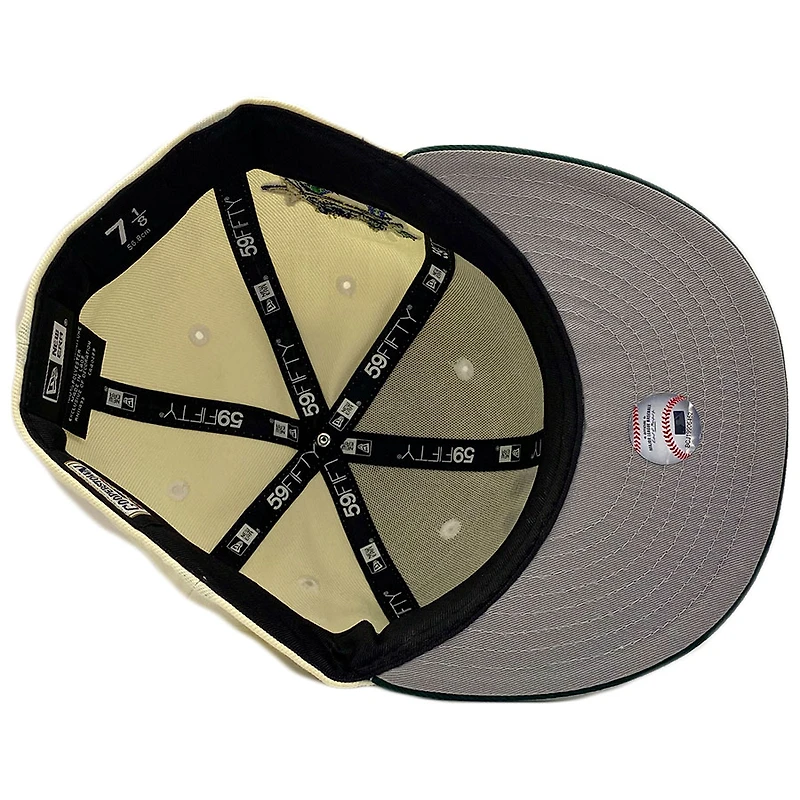 Braves Cream and Green My Hood To Yours 2000 ASG Patch Gray UV New Era 59Fifty Fitted Hat