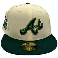 Braves Cream and Green My Hood To Yours 2000 ASG Patch Gray UV New Era 59Fifty Fitted Hat