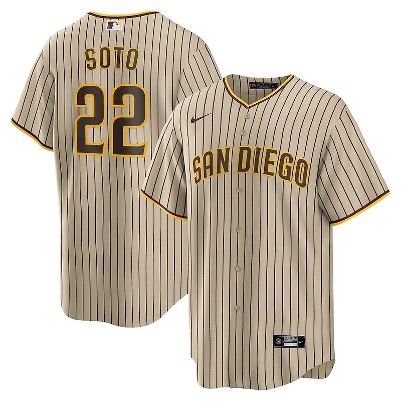 San Diego Padres Juan Soto Tan Brown Alternate Replica Nike Jersey