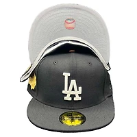 Los Angeles Dodgers Black 24K Collection New Era 59FIFTY Fitted Hat