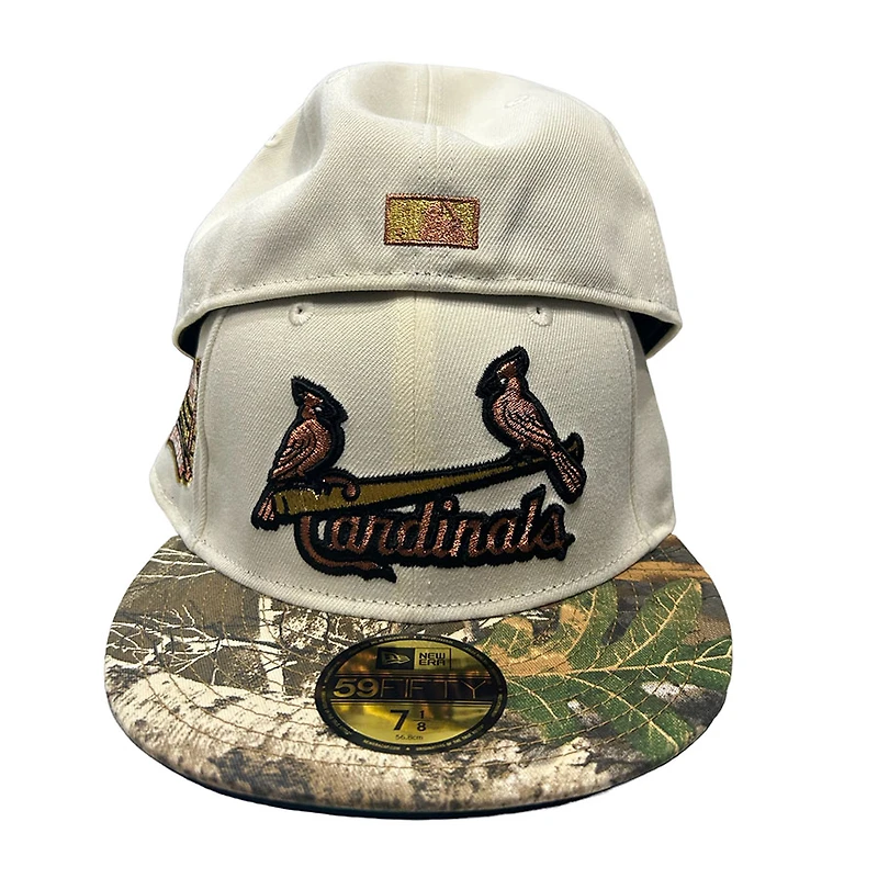 St. Louis Cardinals Chrome Realtree Two Tone Busch Stadium Patch Green UV New Era 59FIFTY Fitted Hat