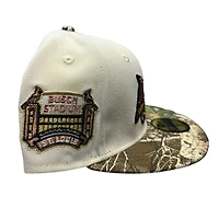 St. Louis Cardinals Chrome Realtree Two Tone Busch Stadium Patch Green UV New Era 59FIFTY Fitted Hat